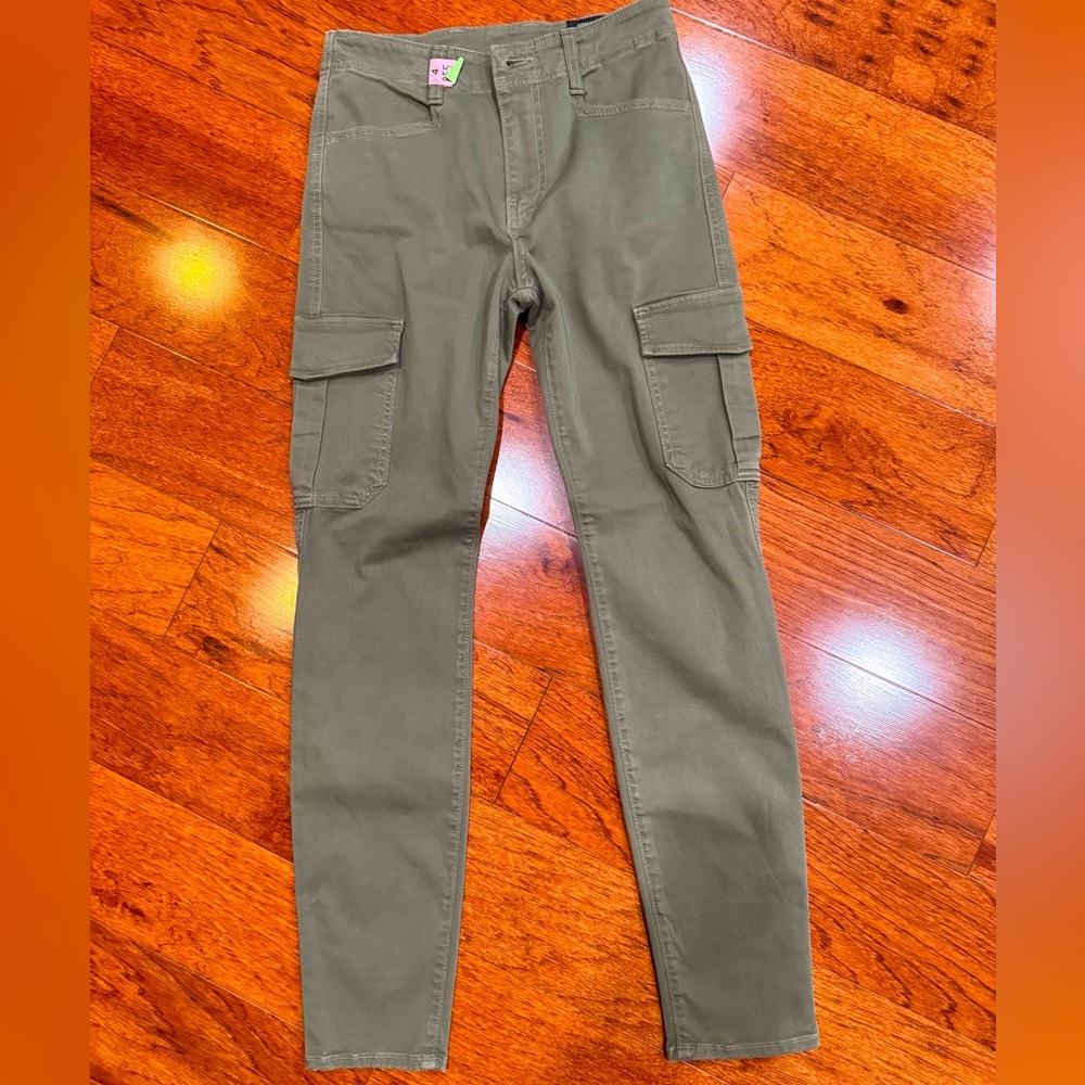 Vince army green high waisted cargo pants 27 - Picture 2 of 6
